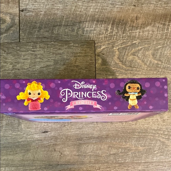Disney Princess Crochet Kit with Red, Blue, Yellow, and White Yarn - Picture 4 of 11